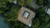 Bird’s-eye view of Island at the British Pavilion for the Venice Architecture Biennale 2018.