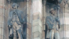 Photograph of two statues