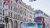 Taxi and Bus in the heart of London