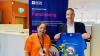 British Council CEO Scott McDonald and colleague at Ben Fund fundraiser