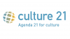 The UCLG culture 21 logo, which reads "culture 21 Agenda 21 for culture"