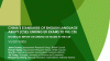 China's Standards of English Language Ability (CSE): Linking UK exams to the CSE