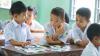 Children learning  English as part of the EfECT programme 