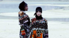 Two fashion models