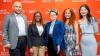 5 people at the alumni awards
