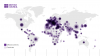 Heatmap showing cultural relations organisations