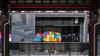 An image of colourful glass from the UK-Italy season in 2020
