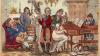 Cartoon of Gillray's musicians' supper 