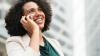 Woman calling someone on a phone.