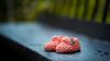 Knitted baby shoes