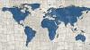 Jigsaw map of the world