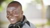 Teenager in Kenya with headphones