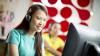A person studying online with the British Council