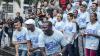 Members of one of the homeless choirs in Rio singing at the municipal theatre