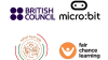 Logo's for British Council. Micro:bit. Algerian Ministry of National Education. Fair Chance Learning 