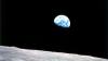 Earth above the lunar surface 