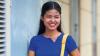 A smiling woman