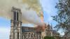 Image of Cathedral at Notre-Dame on fire