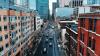 View of Toronto street from above