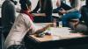 Students sitting around a table 