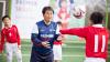 Korean football coach leading a Premier Skills training session