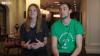 Two language assistants talk to camera about their experiences