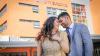 Rajan and Ravina in front of the University of Wolverhampton