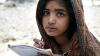 Pakistani girl studies outside