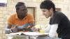 Students in conversation