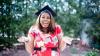 Photo of smiling US graduate