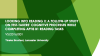Screen shot of the front of the Looking into Reading II: A follow-Up Study on test-takers’  Cognitive Processes while Completing Aptis B1 Reading Tasks Reading