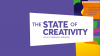 Bright purple background with the text: The State of Creativity