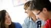 'Humour has been found to play an important part in academic contexts.' Photo of laughing students (c) Mat Wright.