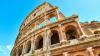 coliseum building with blue sky