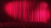 Red theatre curtain