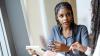 Black woman in professional context