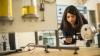 Girl in a sciance lab