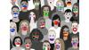 United Nations COVID-19 Response cartoon of people from different countries all wearing face masks bearing national flags – representing how COVID-19 is a global problem