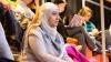 Young person attending a climate themed event