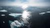 Greenland ocean sunset